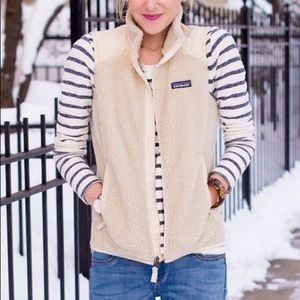Patagonia vest in cream only worn a few times!